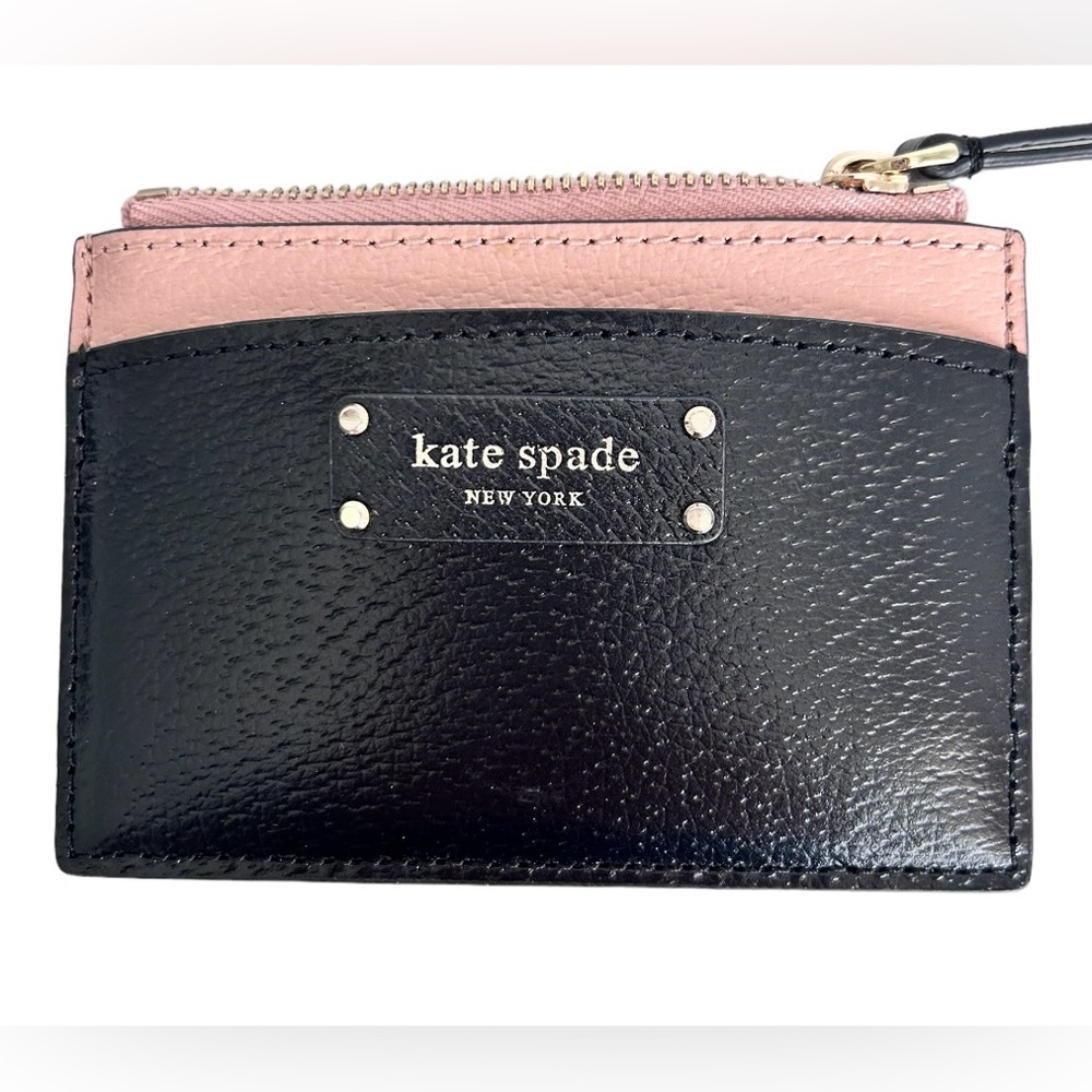 Kate Spade Jeanne Leather Small Zip Card Holder